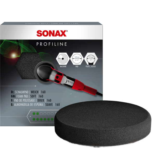 Sonax PROFILINE Σφουγγάρι Φινιρίσματος Μαλακό Γκρί 160mm