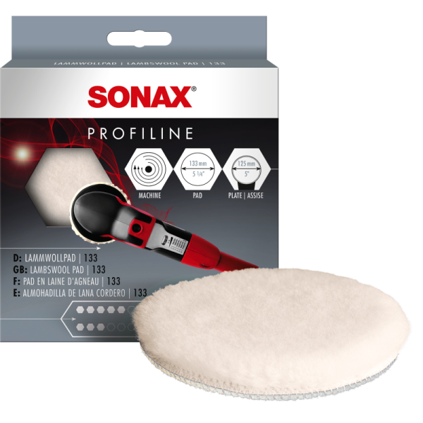 Sonax PROFILINE Φυσική γούνα γυαλίσματος 133mm