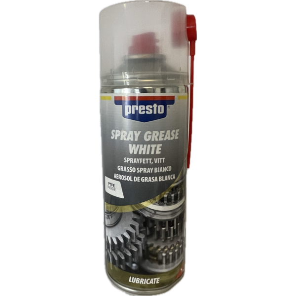 Presto Σπρέι Λευκού Γράσου με PTFE (Τεφλόν) 400ml (306352)