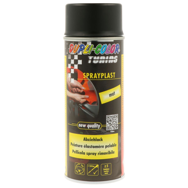 Sprayplast Μαύρο γυαλιστερό σατινέ σπρέι 400ml