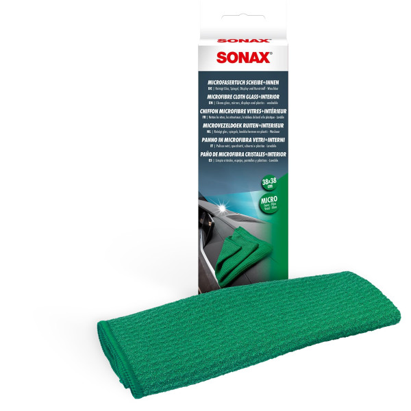 Sonax Πανί μικροϊνών για τζάμια + εσωτερικό 38x38 εκ.