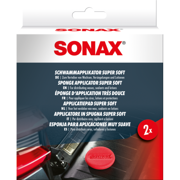 Sonax Σφουγγάρι Εφαρμογής Εξτρα μαλακό (Σετ 2 Τεμ.)