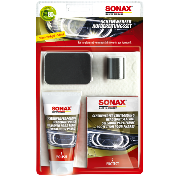 Sonax Σετ αποκατάστασης θαμπωμένων φαναριών