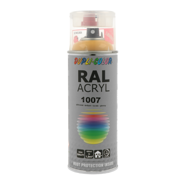 1007 RAL σπρέι Ακρυλικό Κίτρινο/πορτοκαλί 400ml