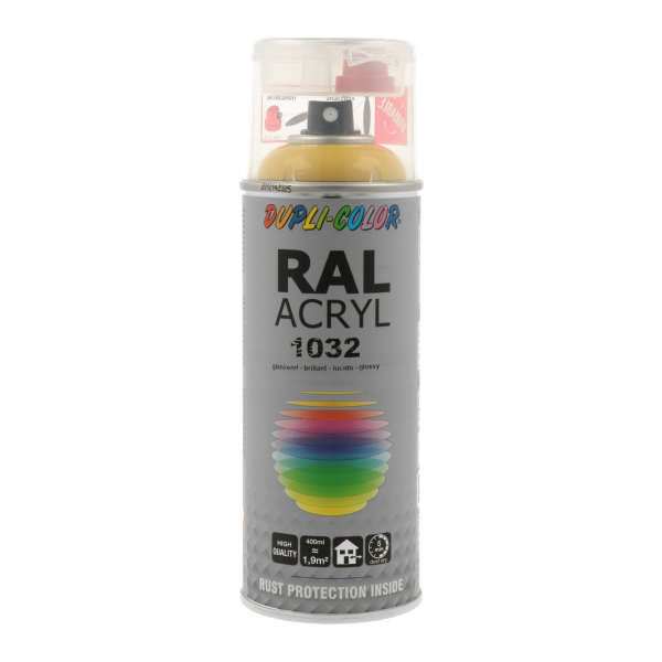 1032 RAL σπρέι Ακρυλικό Κίτρινο ψάθας 400ml