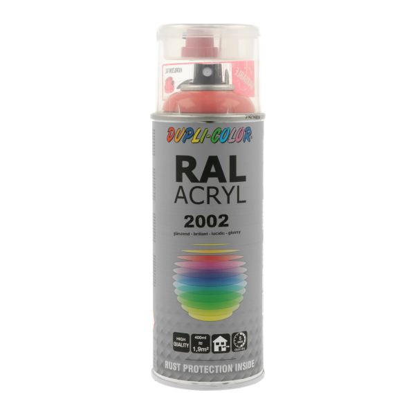 2002 RAL σπρέι Ακρυλικό Πορτοκαλί/Κόκκινο αίματος 400ml