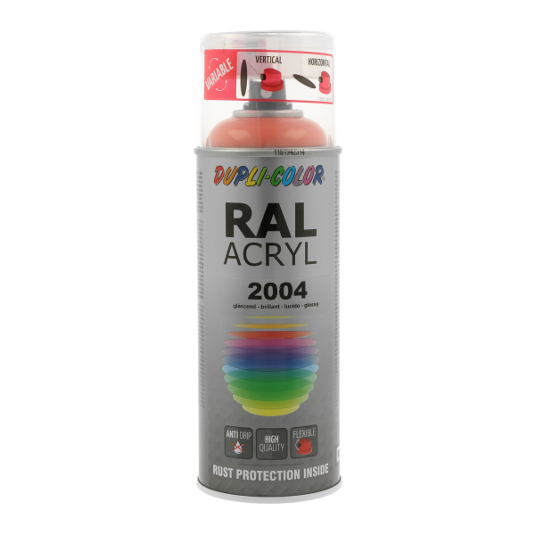 2004 RAL RAL σπρέι Ακρυλικό Πορτοκαλί καθαρό 400ml