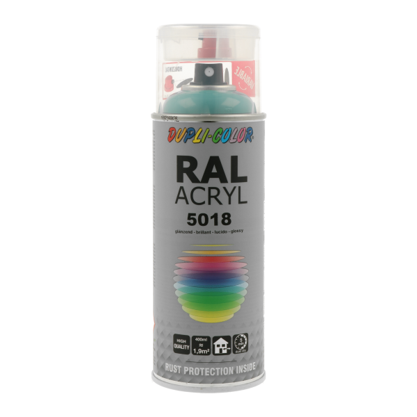 5018 RAL σπρει Ακρυλικό Μπλε Τυρκουάζ 400ml