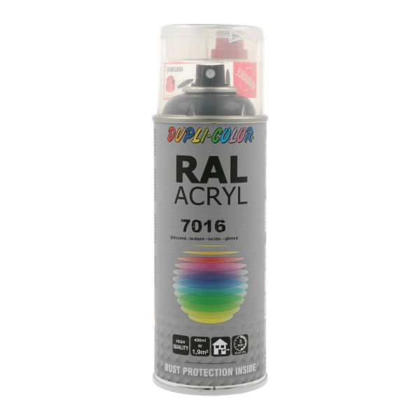 7016 RAL σπρέι Ακρυλικό Γκρι Ανθρακί Σατινέ 400ml