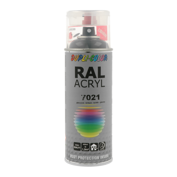 7021 RAL σπρέι Ακρυλικό Γκρι-Μαύρο σατινέ 400ml