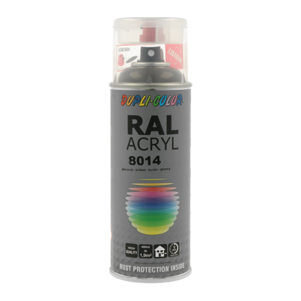 8014 RAL σπρέι Ακρυλικό Καφέ Σέπια 400ml