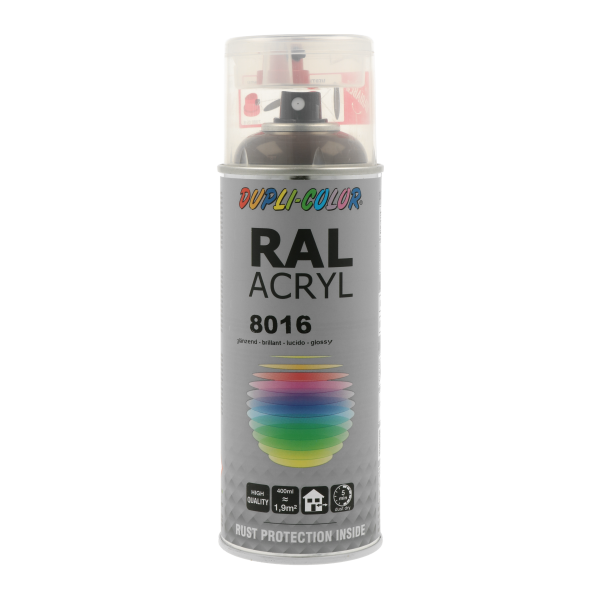 8016 RAL σπρέι Ακρυλικό Καφέ-Μαόνι 400ml