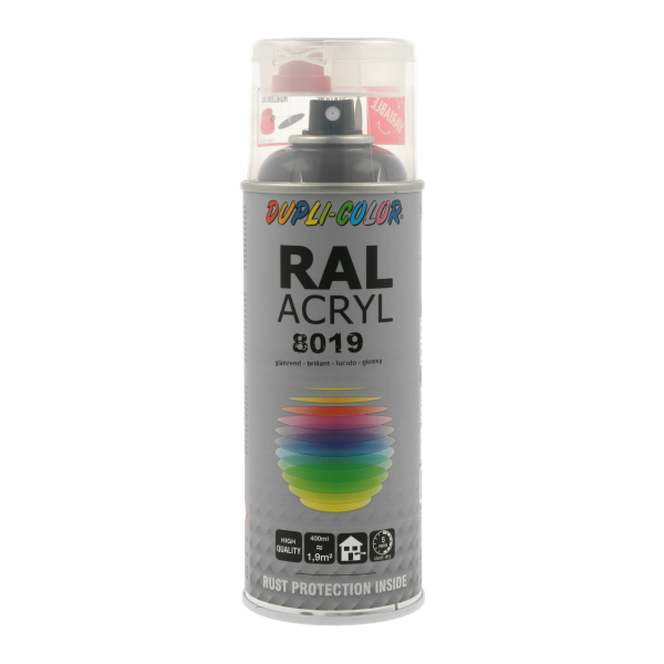 8019 RAL σπρέι Ακρυλικό Καφέ-γκρι 400ml