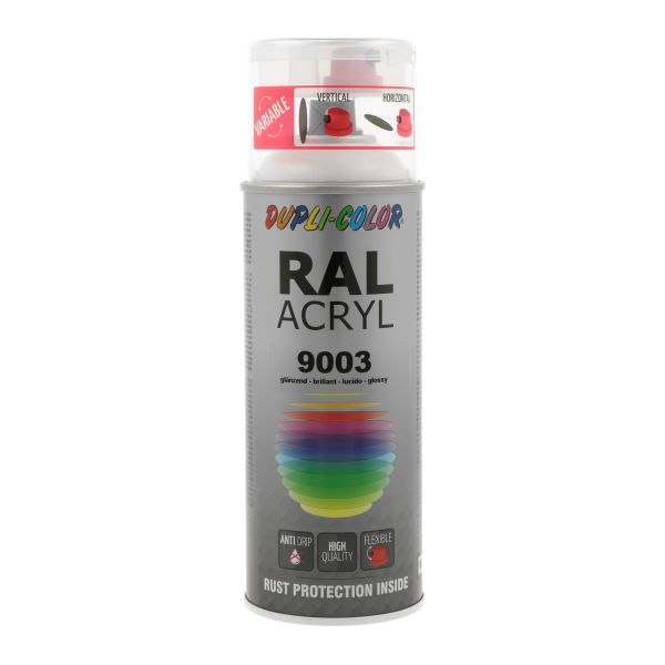 9003 RAL σπρέι Ακρυλικό Λευκό έντονο Σήμανσης 400ml