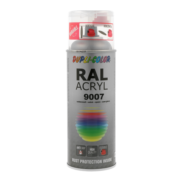 9007 RAL σπρέι Ακρυλικό Γκρι Αλουμινίου σατινέ 400ml