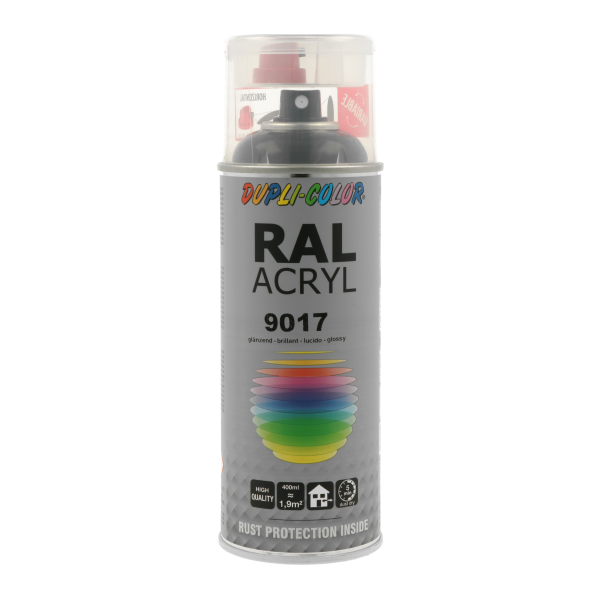 9017 RAL σπρέι Ακρυλικό Μαύρο Trafic Ματ 400ml