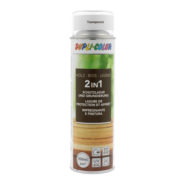 Σπρέι Συντηρητικό Βερνίκι Ξύλου 2 σε 1 Διάφανο 500ml