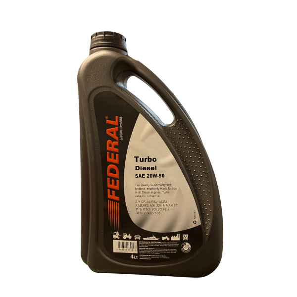 Federal Λιπαντικό Turbo Diesel 20W/50 4L