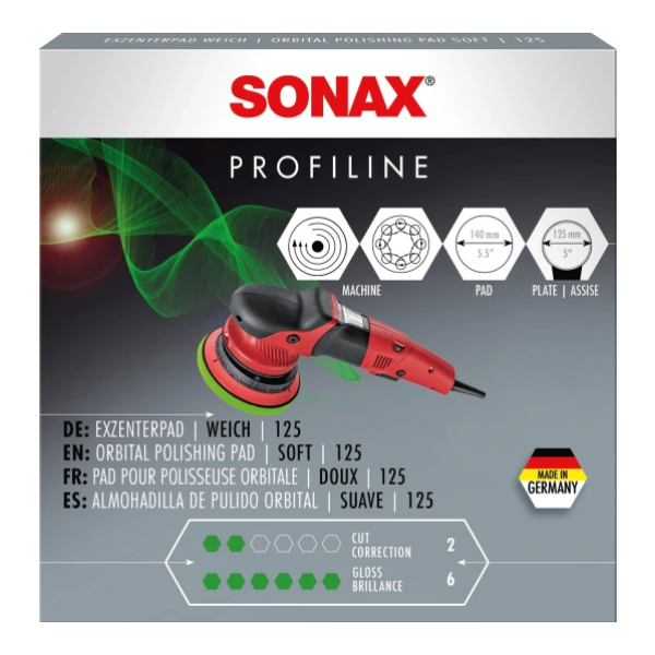 Sonax PROFILINE Σφουγγάρι Φινιρίσματος Μαλακό Λαχανί 140mm