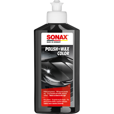 SONAX Χρωμοαλοιφή με Κερί Μαύρη 250ml