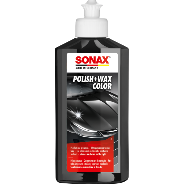 SONAX Χρωμοαλοιφή με Κερί Μαύρη 250ml