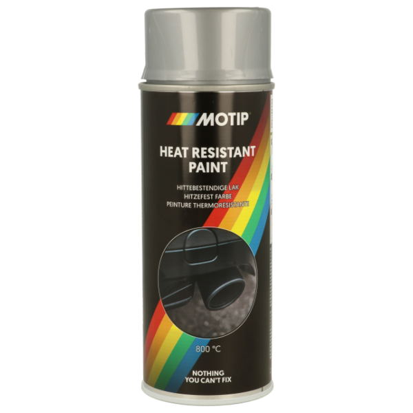 MOTIP Σπρέι Υψηλής Θερμοκρασίας Ασημί 400ml