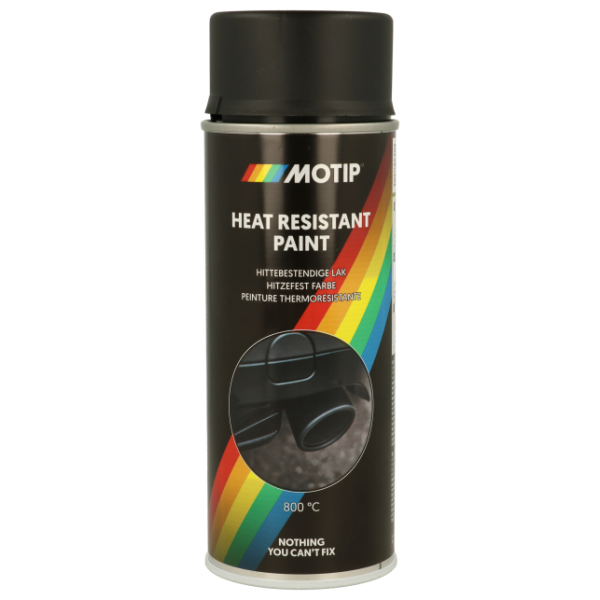 MOTIP Σπρέι Υψηλής Θερμοκρασίας Γκρί Σκούρο 400ml