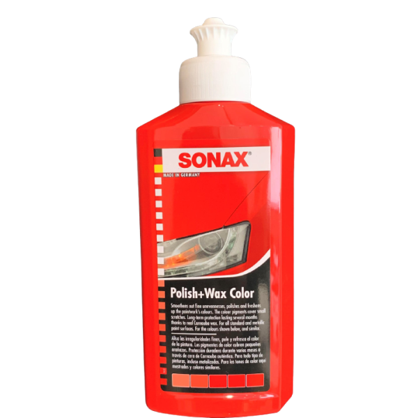 Sonax Χρωμοαλοιφή + κερί Κόκκινη 250ml