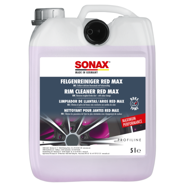 Sonax PROFILINE Καθαριστικό ζαντών Red Max 5L
